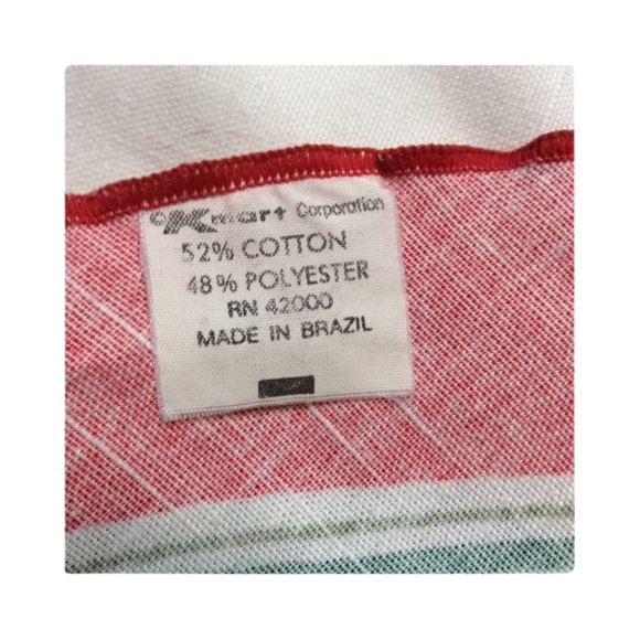 Poinsettia Round Tablecloth Christmas Cotton Blend Vintage - Picture 11 of 11